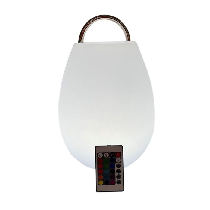 Lámpara solar DKD Home Decor Negro Polietileno Blanco (22 x 22 x 31,5 cm) 1