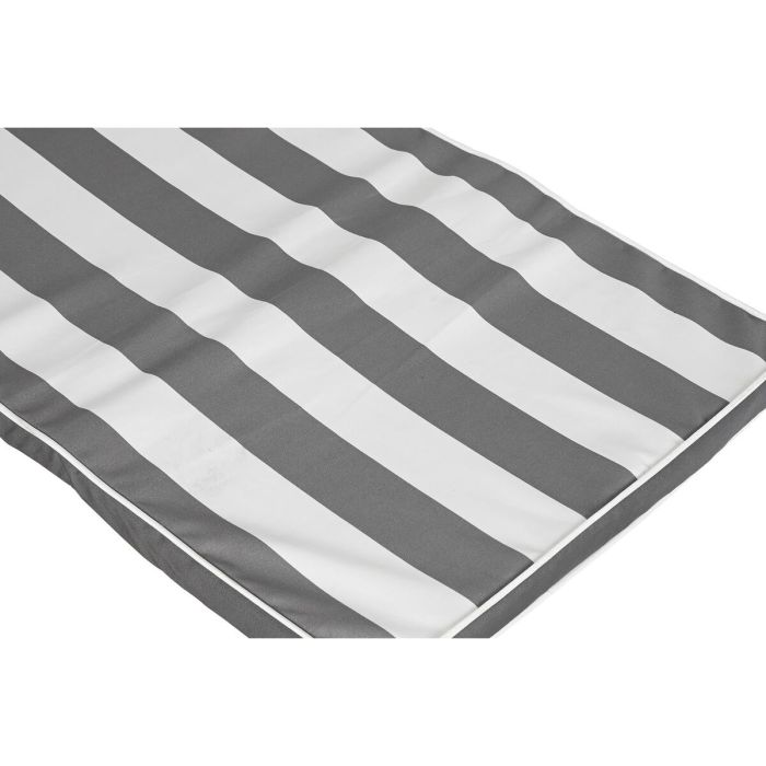 Cojín DKD Home Decor Hamaca 190 x 60 x 5 cm Gris Blanco 1 Cojín DKD Home Decor Hamaca 190 x 60 x 5 cm Gris Blanco 1