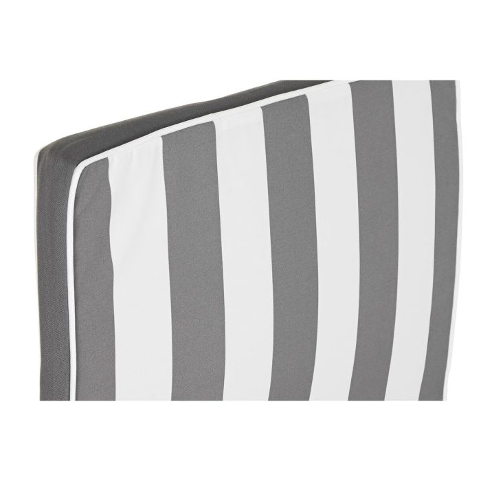 Cojín DKD Home Decor Hamaca 190 x 60 x 5 cm Gris Blanco 2 Cojín DKD Home Decor Hamaca 190 x 60 x 5 cm Gris Blanco 2
