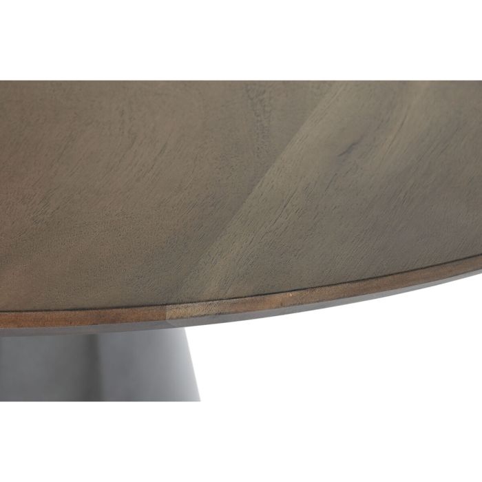 Mesa de Comedor DKD Home Decor Acero Aluminio Madera de mango (120 x 120 x 76 cm) 3