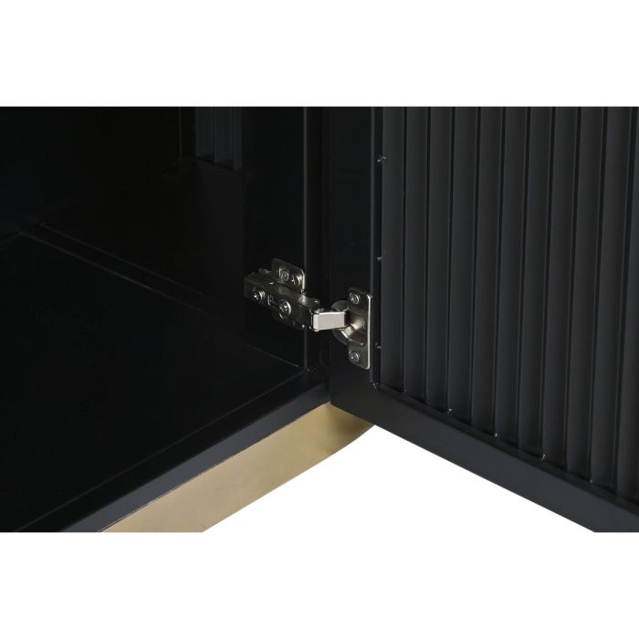 Aparador DKD Home Decor Negro Metal Mármol (140 x 40 x 82 cm) 5