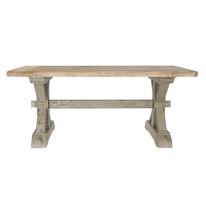 Mesa de Comedor DKD Home Decor 180 x 80 x 76 cm Abeto Natural Madera 2