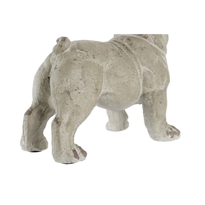 Figura Decorativa DKD Home Decor Acabado envejecido Gris Resina Perro (19 x 39 x 28,5 cm) 1