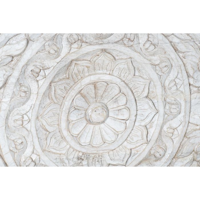 Arcón DKD Home Decor Blanco Madera de mango Mandala 150 x 43 x 50 cm 4