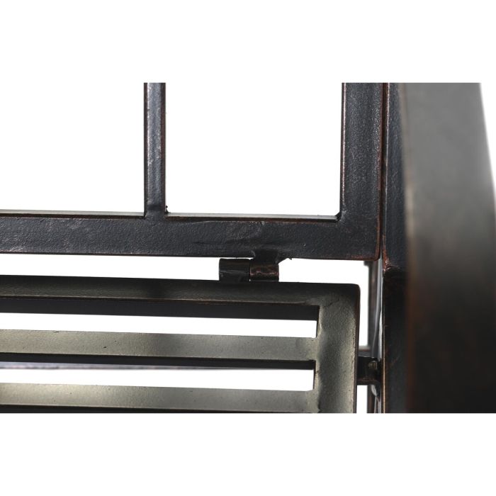 Mecedora DKD Home Decor Negro Metal Aluminio (63 x 89 x 92 cm) 3