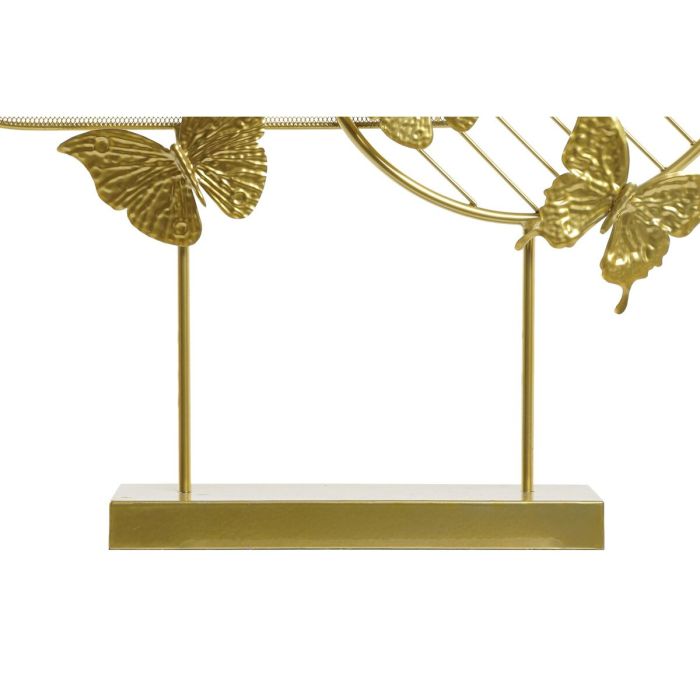 Figura Decorativa DKD Home Decor Dorado Metal Mariposas (63 x 9 x 58,4 cm) 1