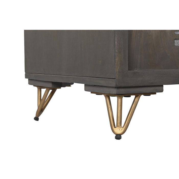 Mueble de TV DKD Home Decor Metal Marrón Madera de mango (160 x 40 x 50 cm) 1