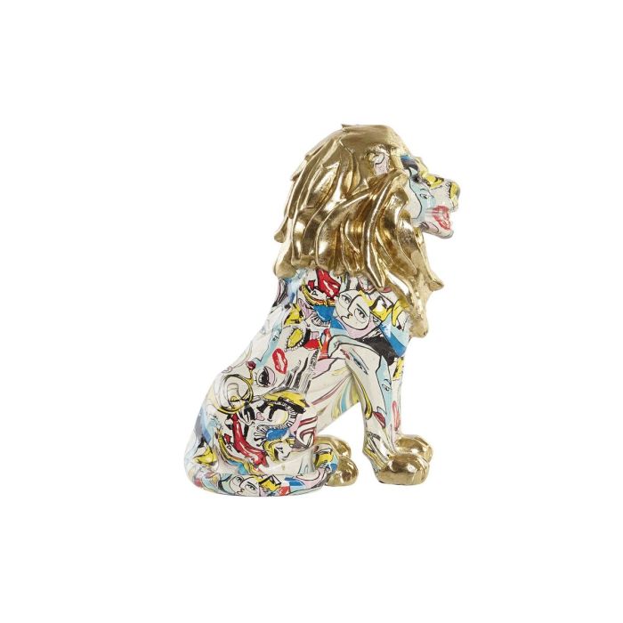 Figura Moderno DKD Home Decor Dorado Multicolor 21 x 27 x 15 cm