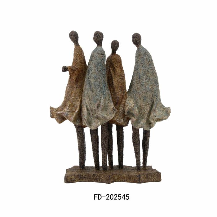 Figura Decorativa DKD Home Decor Africana Resina Multicolor (33,5 x 14,5 x 41 cm) 1