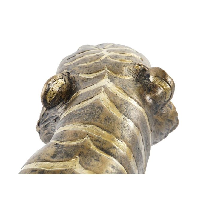 Figura Decorativa DKD Home Decor 53 x 13,5 x 23,5 cm Tigre Dorado 2