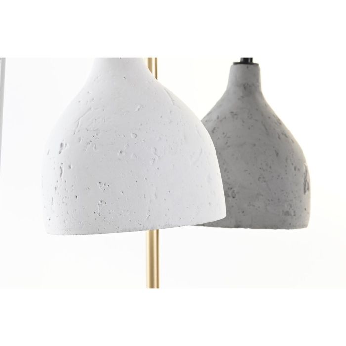 Lámpara de mesa DKD Home Decor Metal Cemento 50 W (21 x 17 x 49 cm) (2 Unidades) 4