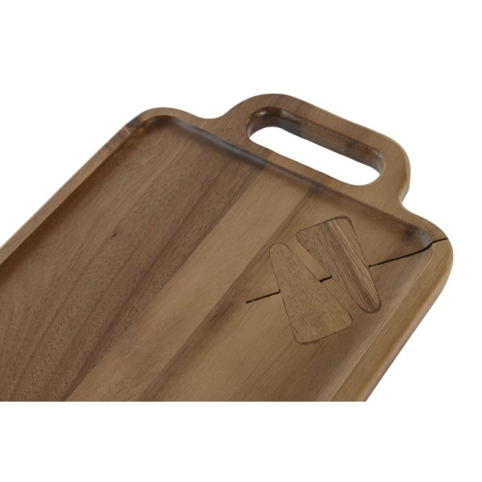 Tabla de cortar DKD Home Decor Marrón Acacia 40 x 25 x 2 cm (12 Unidades) 2