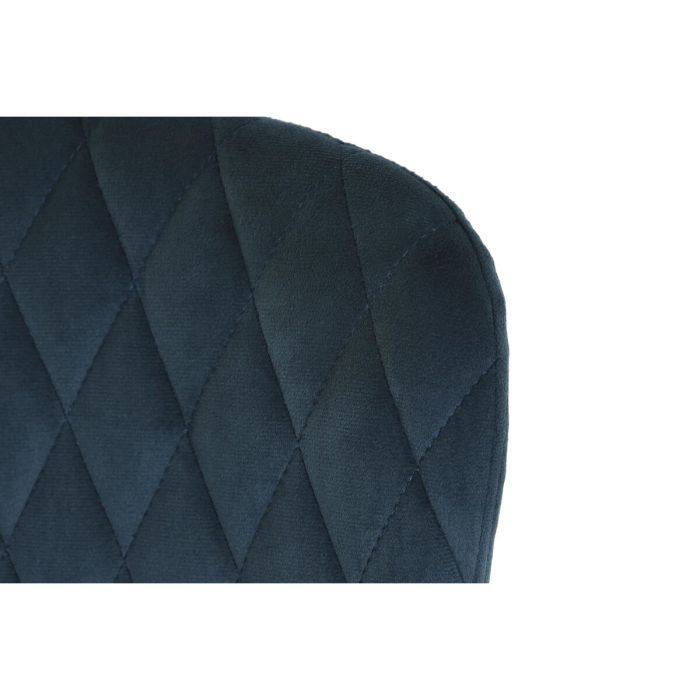 Silla de Comedor DKD Home Decor Azul Negro 50 x 61 x 84 cm 52 x 61 x 84 cm 2