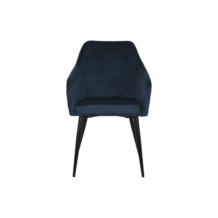 Silla DKD Home Decor Azul Negro Bicolor 57,5 x 62 x 88 cm 57 x 61 x 93 cm 2