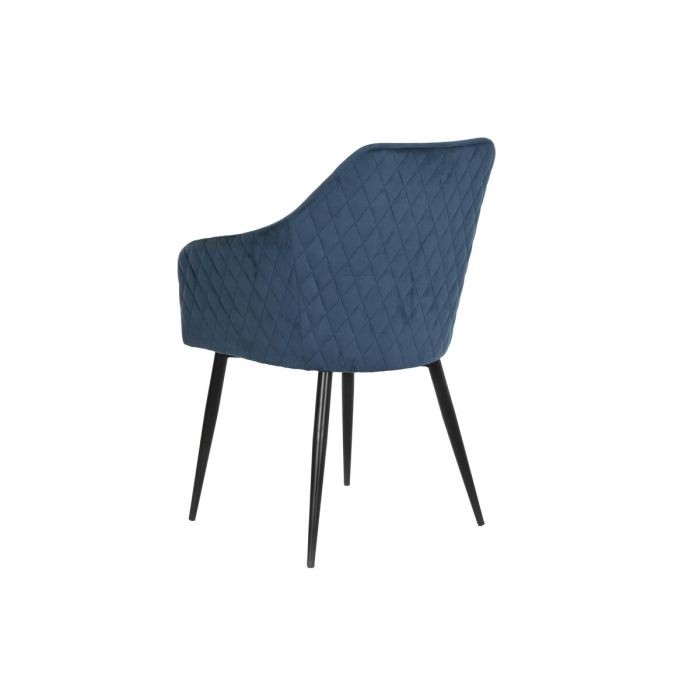 Silla DKD Home Decor Azul Negro Bicolor 57,5 x 62 x 88 cm 57 x 61 x 93 cm 3