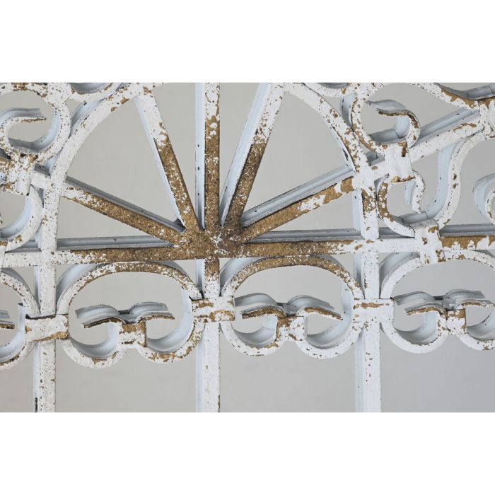 Espejo de pared DKD Home Decor Metal Blanco Ventana (55 x 3 x 103,5 cm) 1