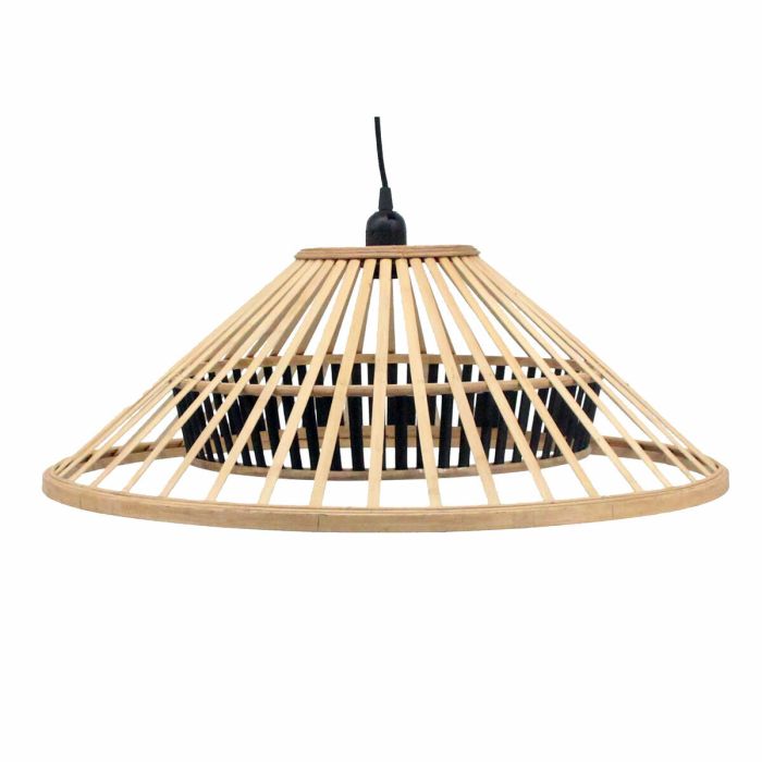 Lámpara de Techo DKD Home Decor Marrón Bambú 50 W (60 x 60 x 21 cm)