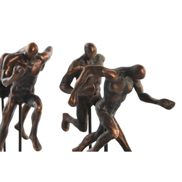 Figura Decorativa DKD Home Decor Metal Cobre Resina Moderno (43 x 11,5 x 19 cm) 1
