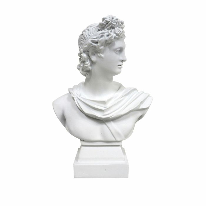 Figura Decorativa DKD Home Decor Apollo Blanco Neoclásico 13,7 x 7,5 x 19,5 cm