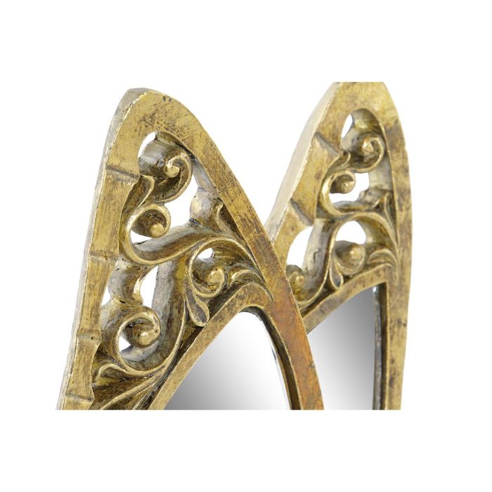 Decoración de Pared DKD Home Decor Espejo Dorado Resina Mariposa (22 x 4,5 x 34 cm) 1 Decoración de Pared DKD Home Decor Espejo Dorado Resina Mariposa (22 x 4,5 x 34 cm) 1