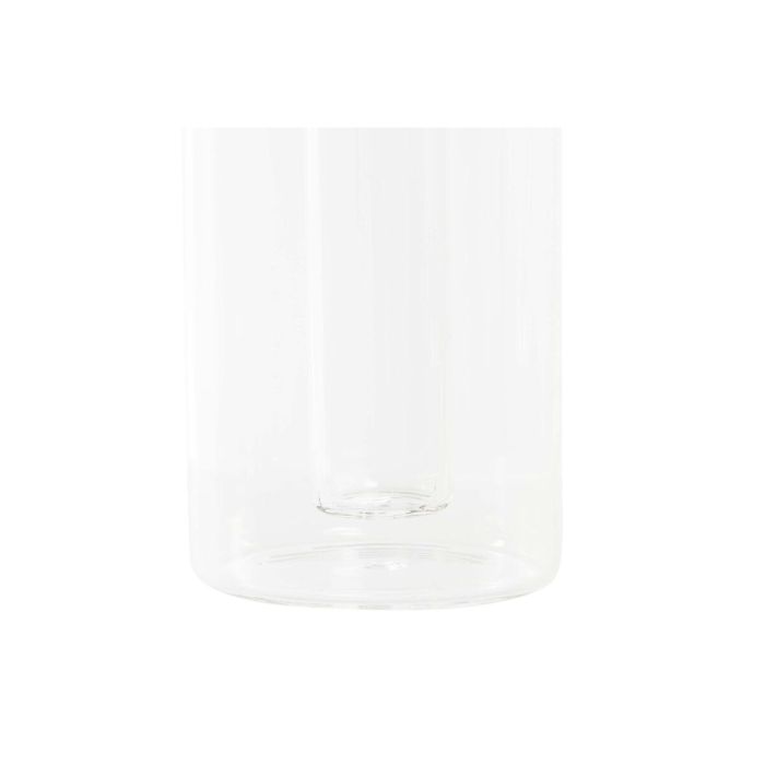 Aceitera DKD Home Decor 9 x 6,5 x 21,5 cm Transparente Corcho 500 ml Vidrio de Borosilicato 2