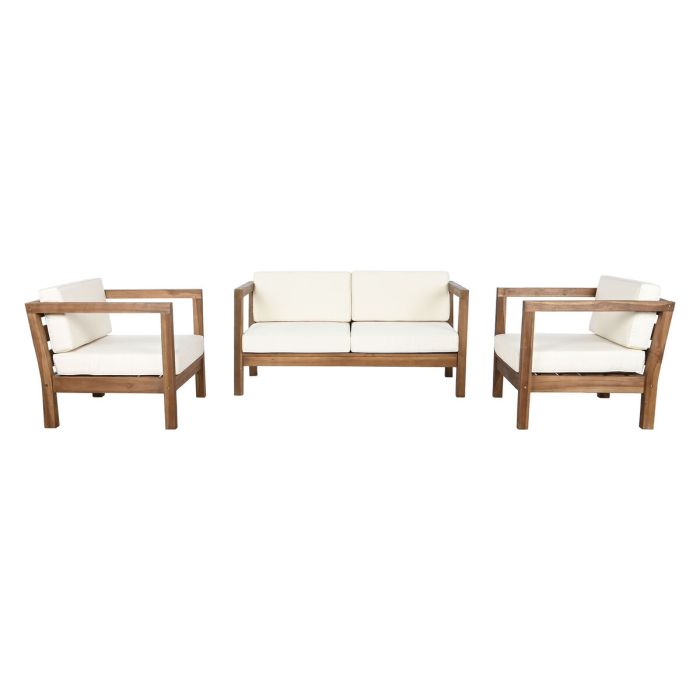 Conjunto de Mesa con 3 Sillones DKD Home Decor 130 x 69 x 65 cm 4