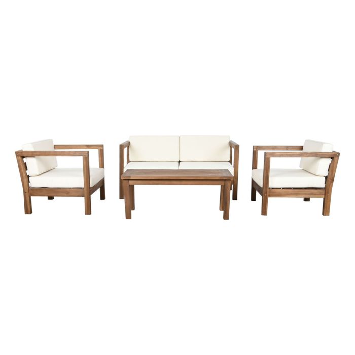 Conjunto de Mesa con 3 Sillones DKD Home Decor 130 x 69 x 65 cm