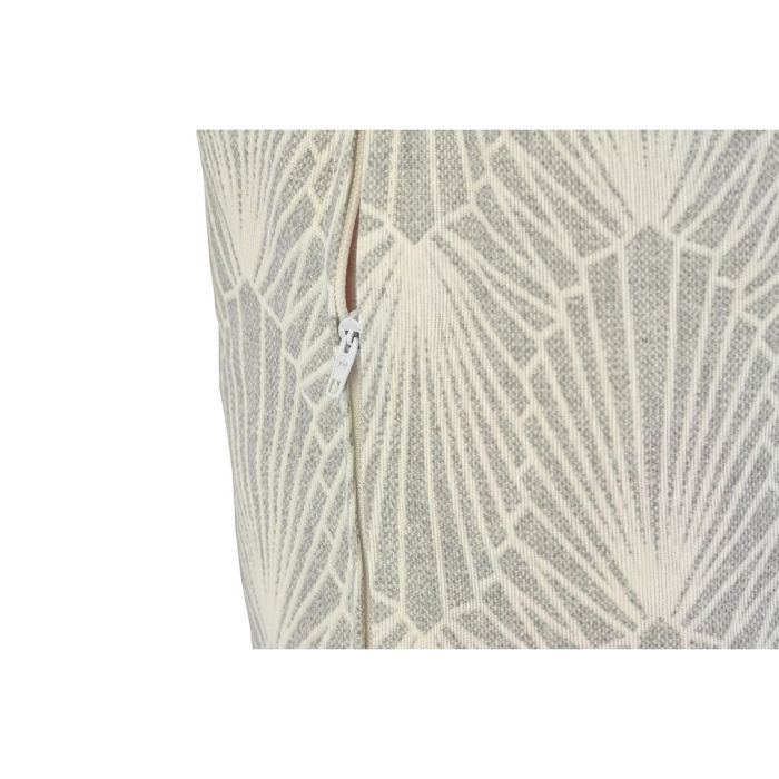 Cojín DKD Home Decor De suelo Aluminio Blanco Verde Gris claro Bambú (120 x 80 x 16 cm) 4