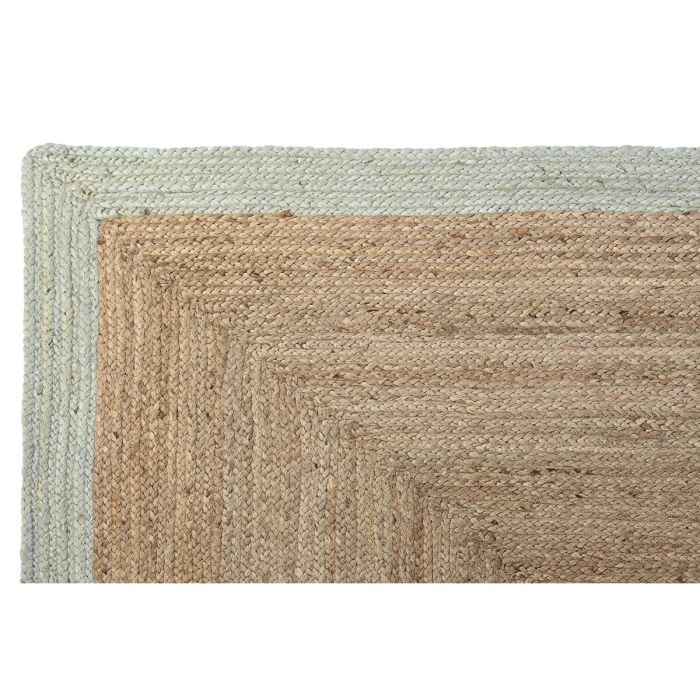 Alfombra DKD Home Decor Verde Marrón claro Natural Scandi 200 x 290 x 1 cm 1