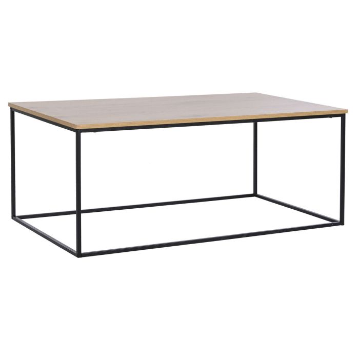 Mesa Centro Urban DKD Home Decor Natural Negro 60 x 44.5 x 110 cm