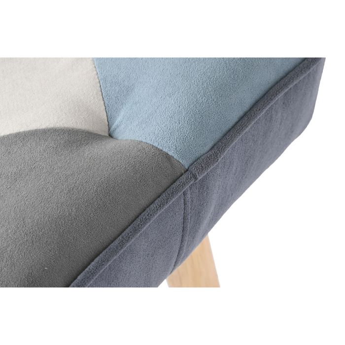 Sillón DKD Home Decor 70 x 73 x 100 cm Madera de caucho Multicolor 2 Sillón DKD Home Decor 70 x 73 x 100 cm Madera de caucho Multicolor 2