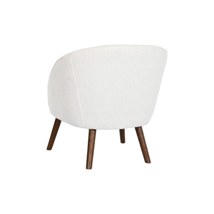 Butaca DKD Home Decor 76 x 69 x 73 cm Marrón Blanco 3