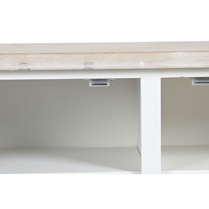 Mueble de TV DKD Home Decor Abeto Blanco Madera MDF 120 x 40 x 45 cm 4