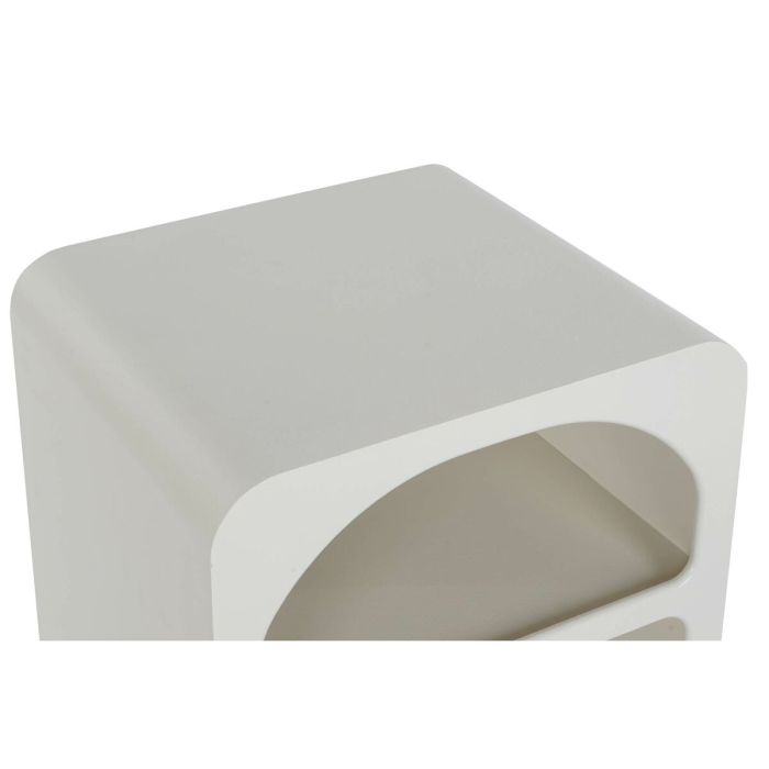 Mesita de Noche DKD Home Decor Blanco Abeto Madera MDF 45 x 40 x 55 cm 1 Mesita de Noche DKD Home Decor Blanco Abeto Madera MDF 45 x 40 x 55 cm 1