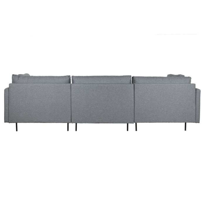 Sofá Chaise Longue DKD Home Decor Gris Metal Moderno 276 x 152,5 x 84 cm 1