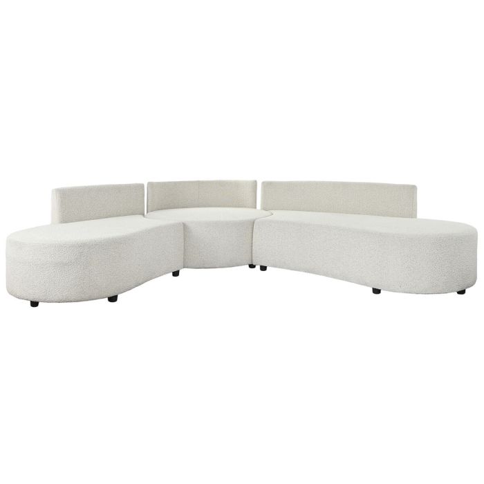 Sofá DKD Home Decor Blanco Madera Moderno 250 x 241 x 66 cm 3