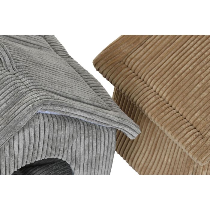 Cama para mascota DKD Home Decor 40 x 33 x 38 cm 48 x 37 x 40 cm Gris Camel Aluminio 2 Unidades 1 Cama para mascota DKD Home Decor 40 x 33 x 38 cm 48 x 37 x 40 cm Gris Camel Aluminio 2 Unidades 1