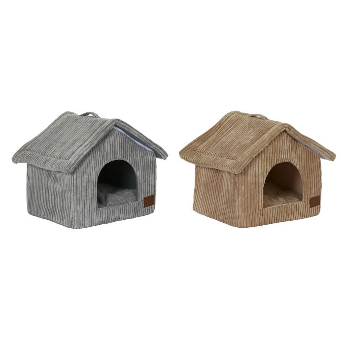 Cama para mascota DKD Home Decor 40 x 33 x 38 cm 48 x 37 x 40 cm Gris Camel Aluminio 2 Unidades Cama para mascota DKD Home Decor 40 x 33 x 38 cm 48 x 37 x 40 cm Gris Camel Aluminio 2 Unidades