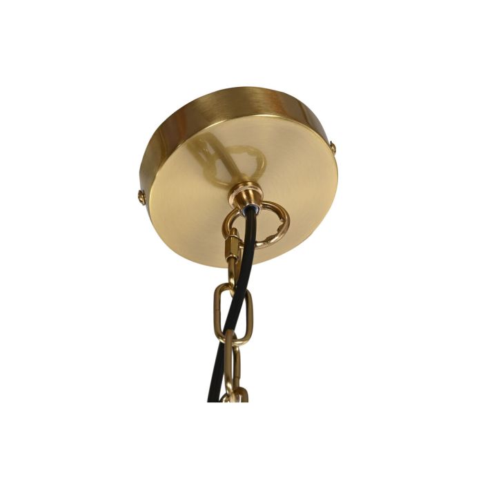 Lámpara de Techo DKD Home Decor 66 x 66 x 60 cm Cristal Dorado Metal 40 W 5