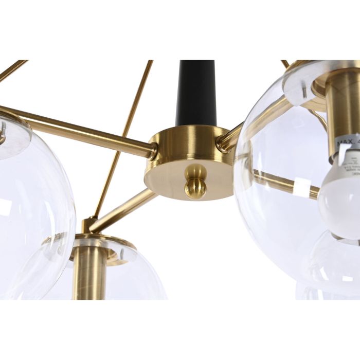 Lámpara de Techo DKD Home Decor 50 x 50 x 144 cm Cristal Dorado Metal 50 W 4