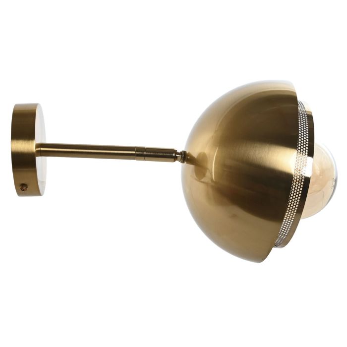 Lámpara de Pared DKD Home Decor Dorado Metal Hierro 50 W Moderno 220 V 20 x 24 x 16 cm 2