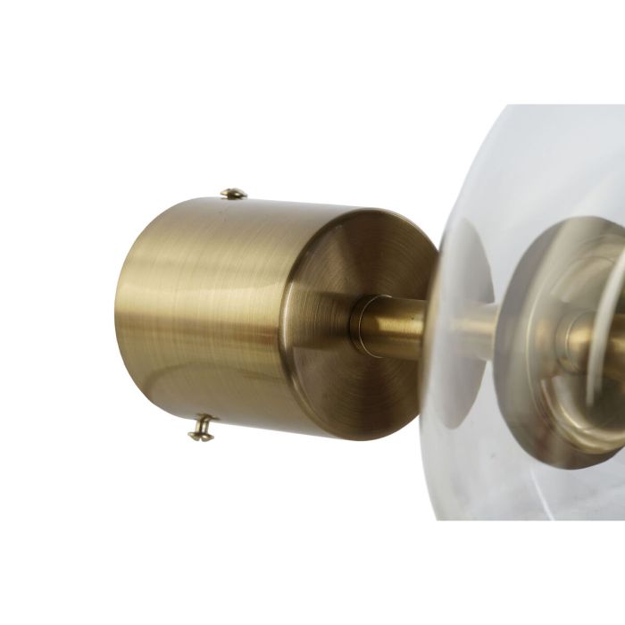 Lámpara de Pared DKD Home Decor Cristal Dorado Metal Moderno 20 x 25 x 20 cm 2