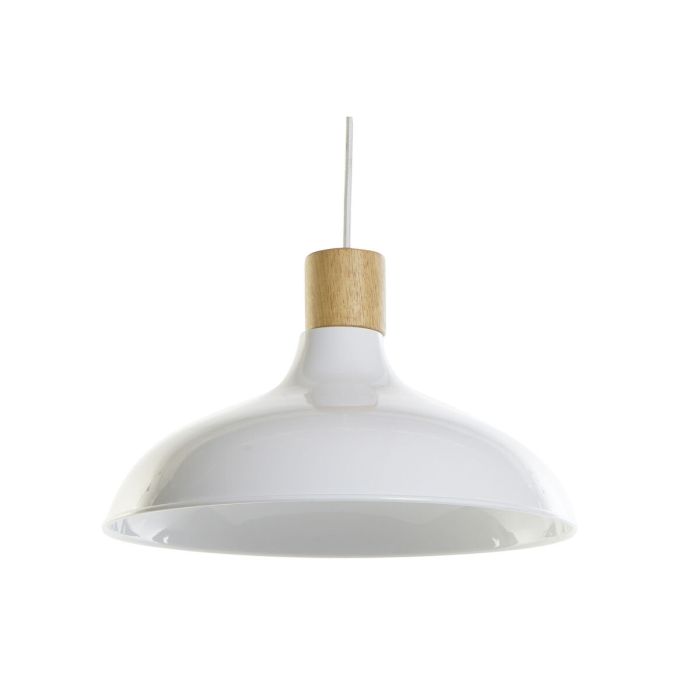 Lámpara de Techo DKD Home Decor 35,5 x 35,5 x 21 cm Metal Marrón Blanco 50 W Pino 1