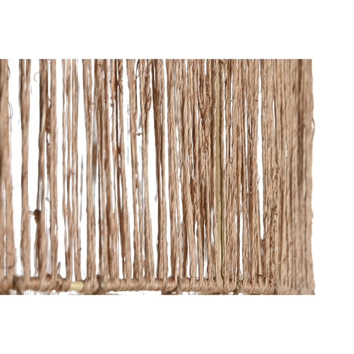 Pantalla de Lámpara DKD Home Decor Natural 60 x 60 x 30 cm Jute 2