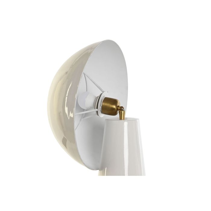 Lámpara de mesa DKD Home Decor Blanco Metal Hierro 50 W 220 V 31 x 31 x 70 cm 2