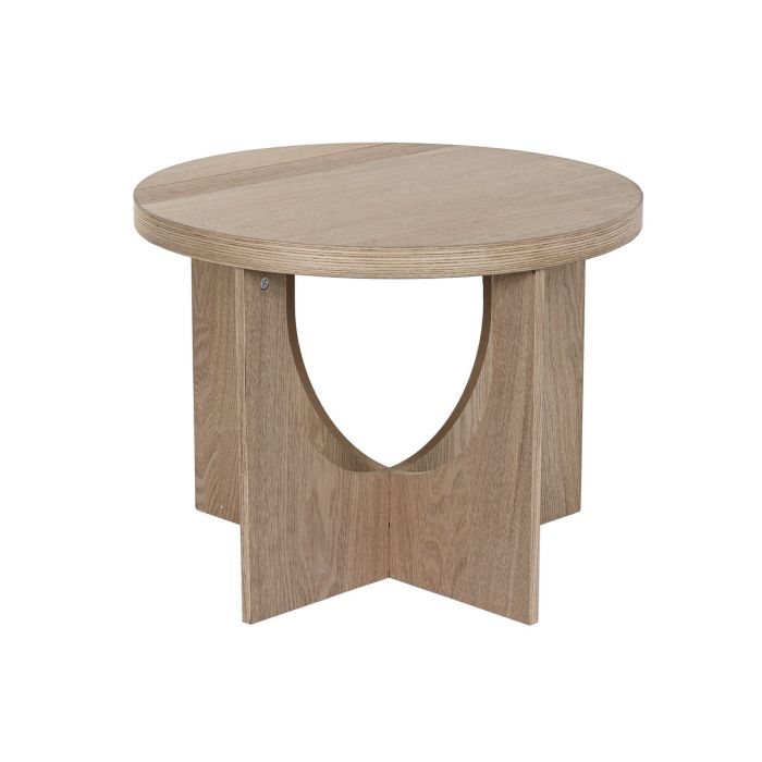 Mesa auxiliar DKD Home Decor 50 x 50 x 38 cm Natural Pino 1