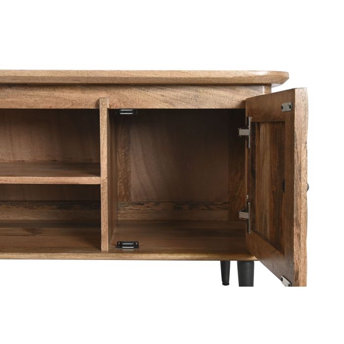 Mueble de TV DKD Home Decor Natural Metal Madera de mango 140 x 40 x 55 cm 2