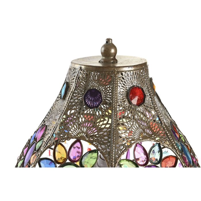 Lámpara de mesa DKD Home Decor 31 x 31 x 52 cm Dorado Metal Multicolor 220 V 25 W 50 W 5