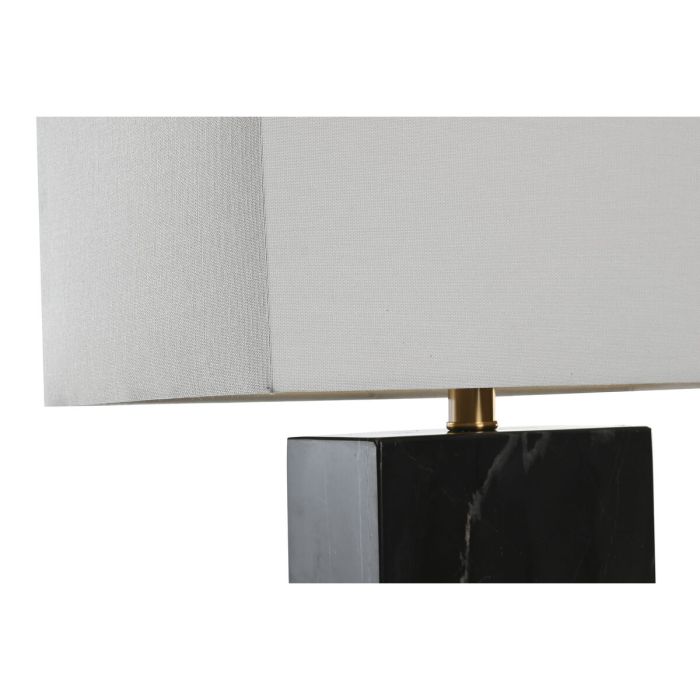 Lámpara de mesa DKD Home Decor 40 x 23 x 58 cm Negro Dorado Metal Blanco 220 V 60 W 5