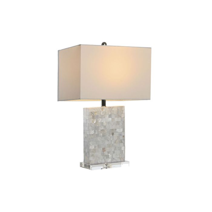 Lámpara de mesa DKD Home Decor 40 x 23 x 62 cm Gris Blanco 220 V Acrílico 60 W 2